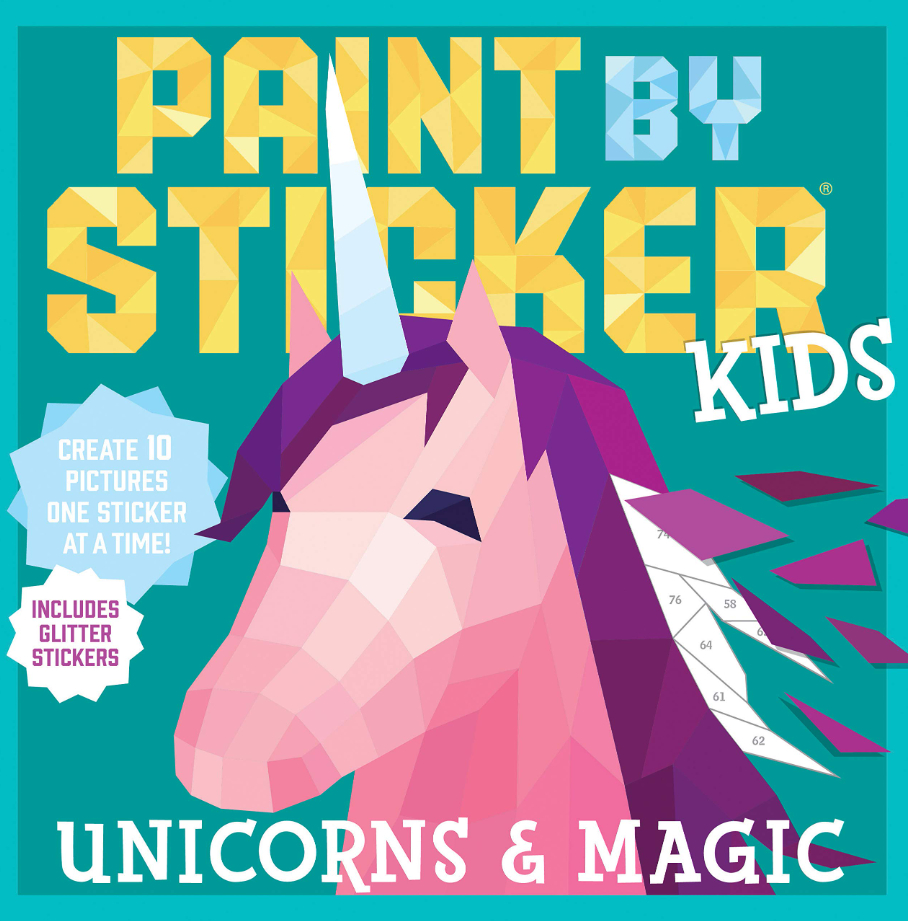 PAINT BY STICKERS:  UNICORNS & MAGIC  ACTV