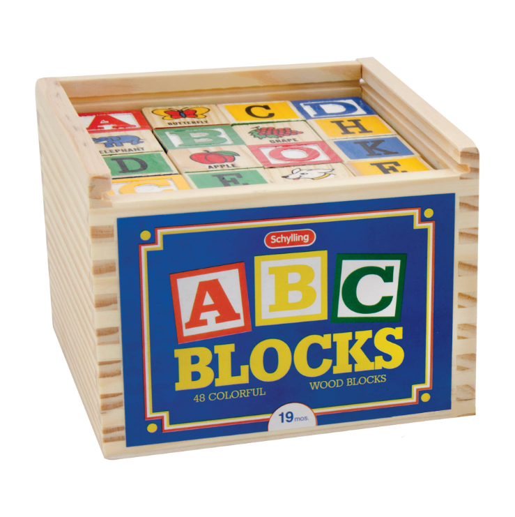 BLOCKS ALPHABET WOODEN