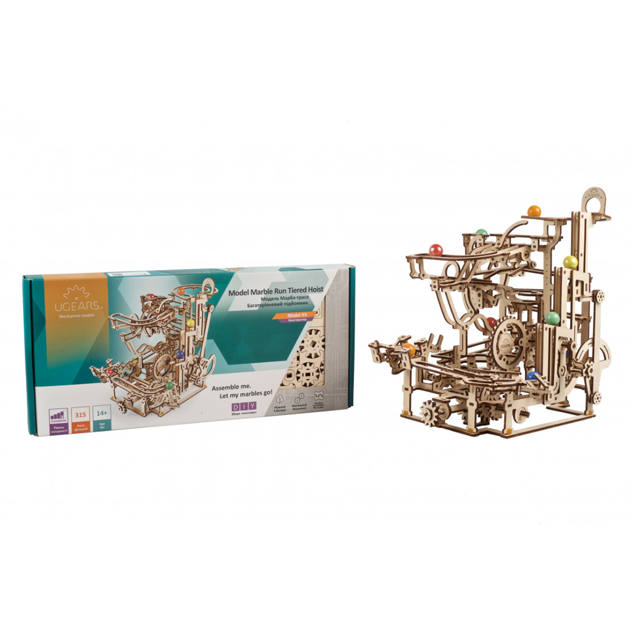 UGEARS MARBLE RUN TIERED HOIST