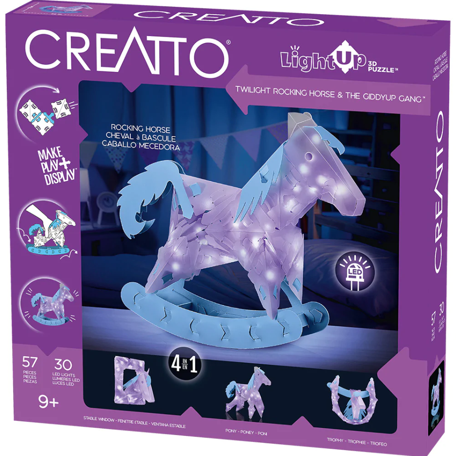 CREATTO LIGHT UP ROCKING HORSE