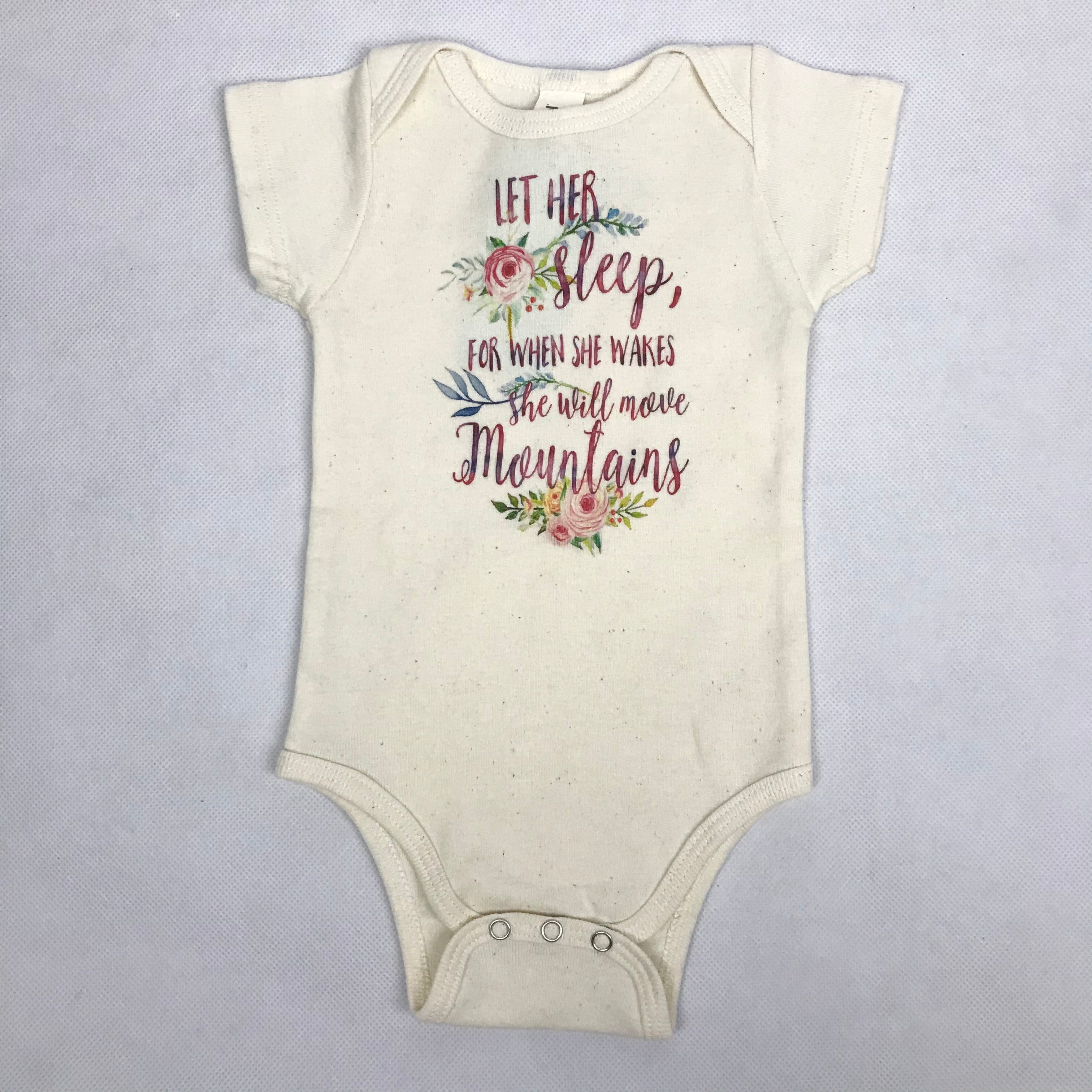 ONESIE LET HER SLEEP