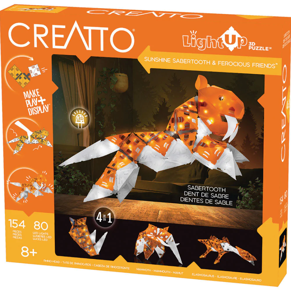 CREATTO SABERTOOTH & FRIENDS LIGHT UP