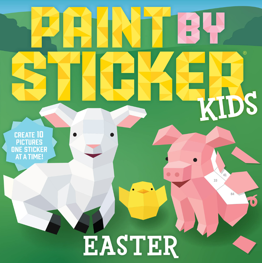 PAINT BY STICKERS:  EASTER  ACTV