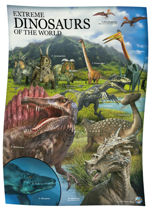 EXTREME DINOSAURS OF THE WORLD