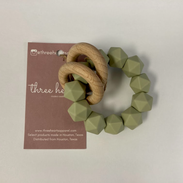 SILICONE TEETHER RATTLE