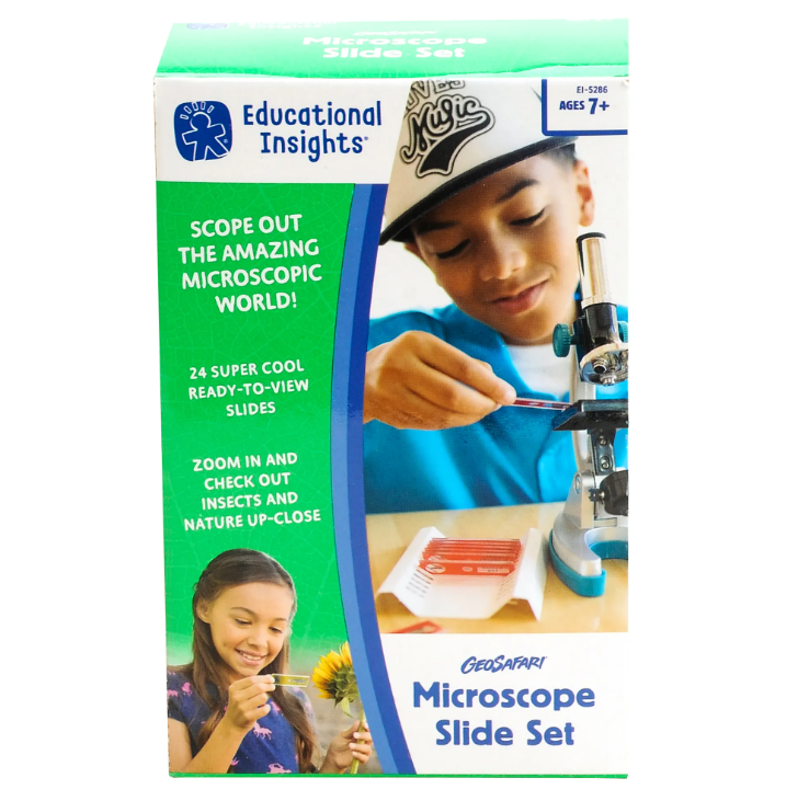 MICROSCOPE SLIDE SET GEOSAFARI