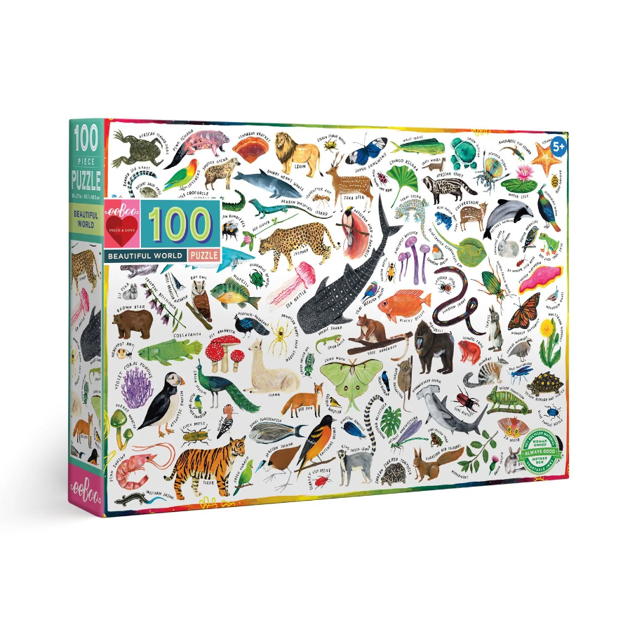 PUZZLE 100 PC BEAUTIFUL WORLD