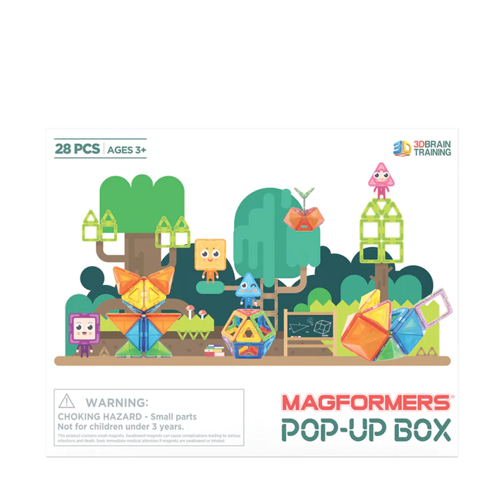 POP UP BOX 28PC SET MAGFORMERS