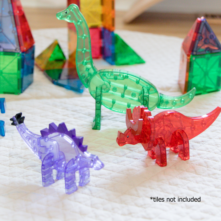 MAGNA TILES DINO 5 PC SET