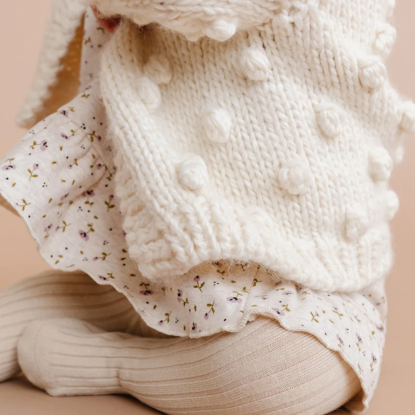 CARDIGAN POPCORN HANDKNIT