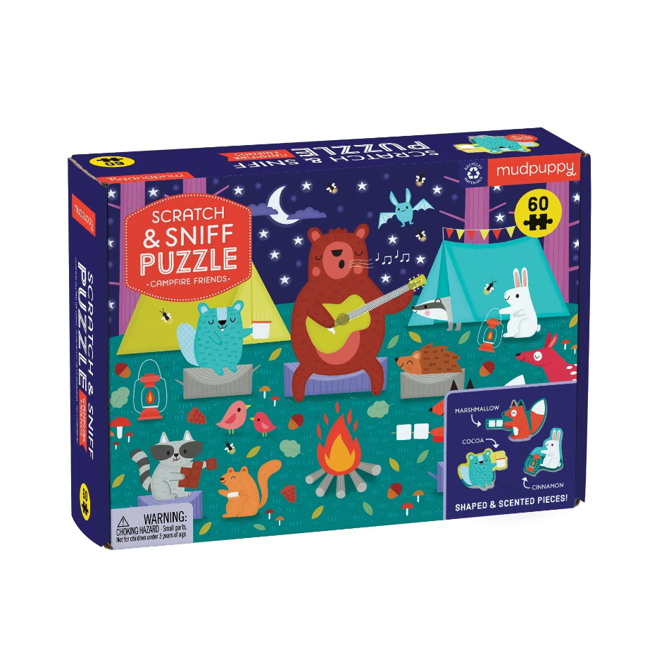 PUZZLE SCRATCH & SNIFF CAMPFIRE FRIENDS