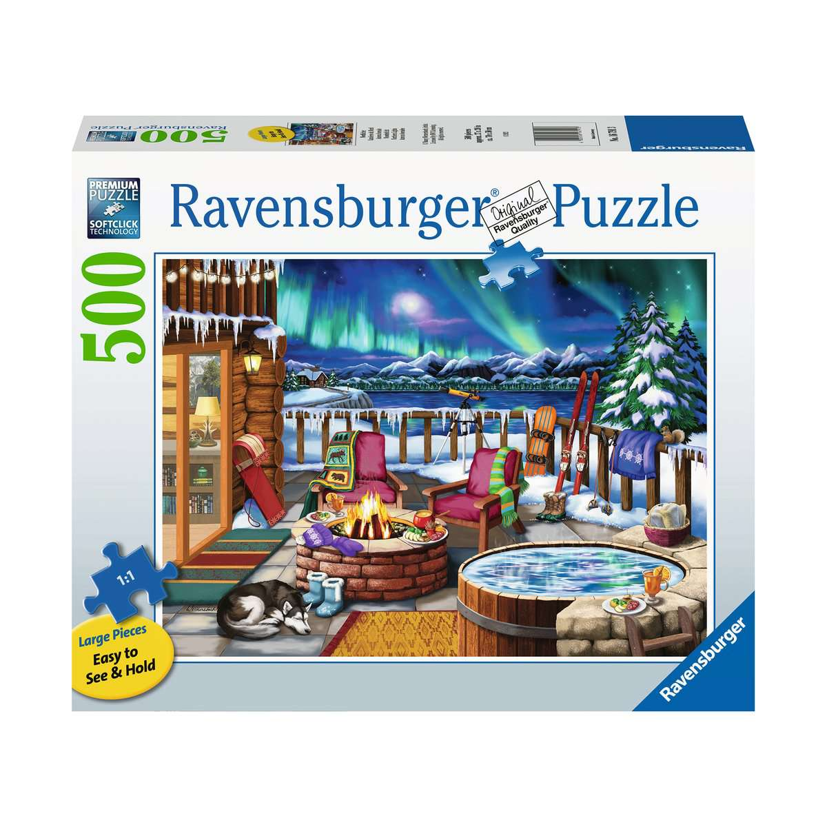 PUZZLE 500 NORTHERN LIGHTS LRG FORMAT