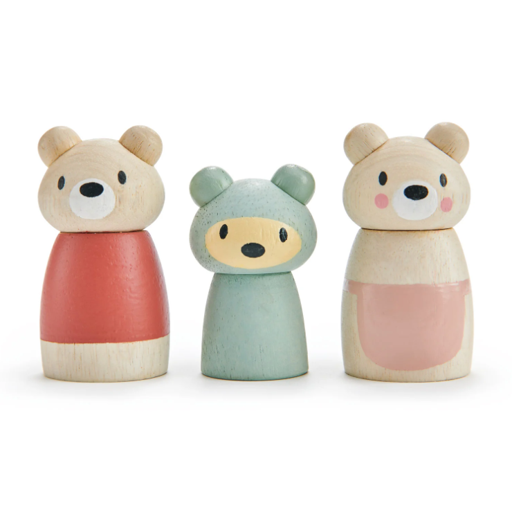BEAR TALES WOODEN FIGURES
