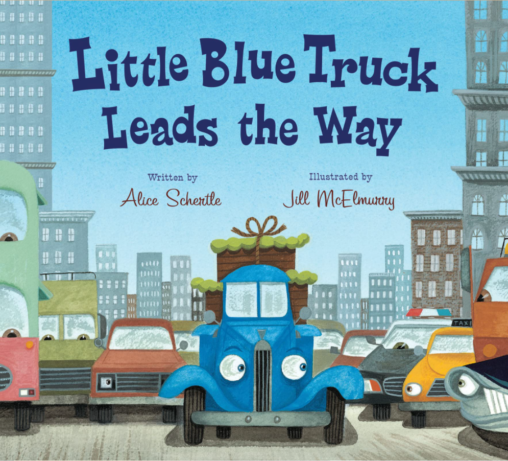 LITTLE BLUE TRUCK LEADS WAY  BB