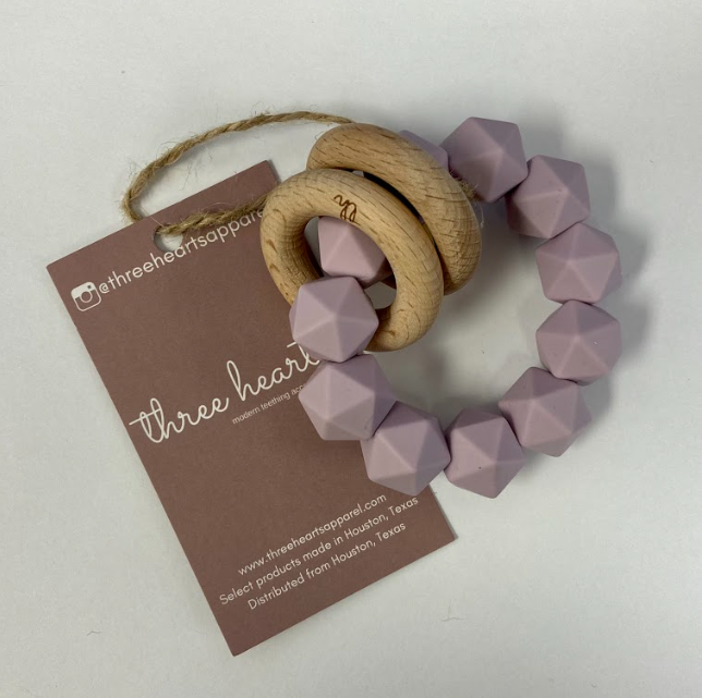 SILICONE TEETHER RATTLE