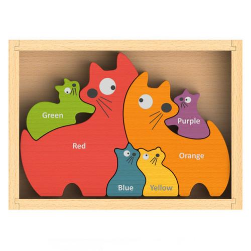 PUZZLE CAT FAMILY SPANISH