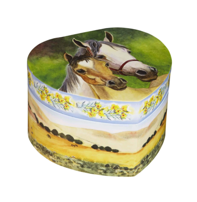 MUSIC BOX LOVE OF HORSES