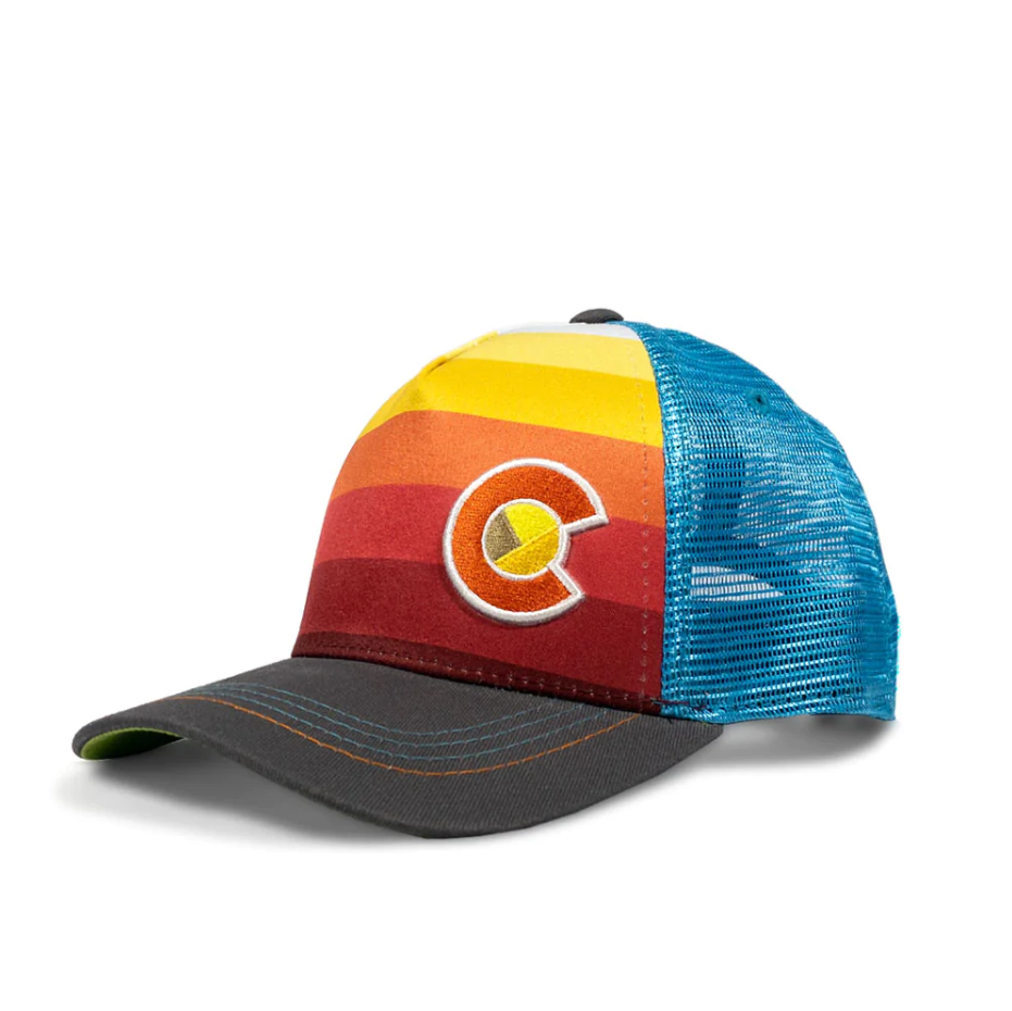 KIDS TRUCKER SUNSET FADER HAT