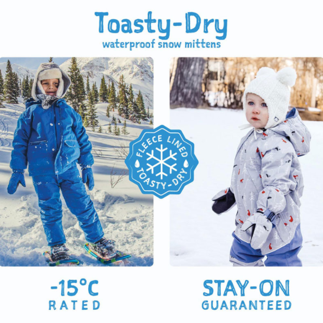 MITTENS WATERPROOF TOASTY-DRY