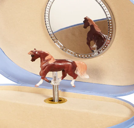 MUSIC BOX LOVE OF HORSES