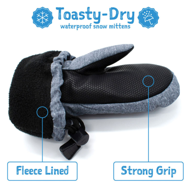 MITTENS WATERPROOF TOASTY-DRY