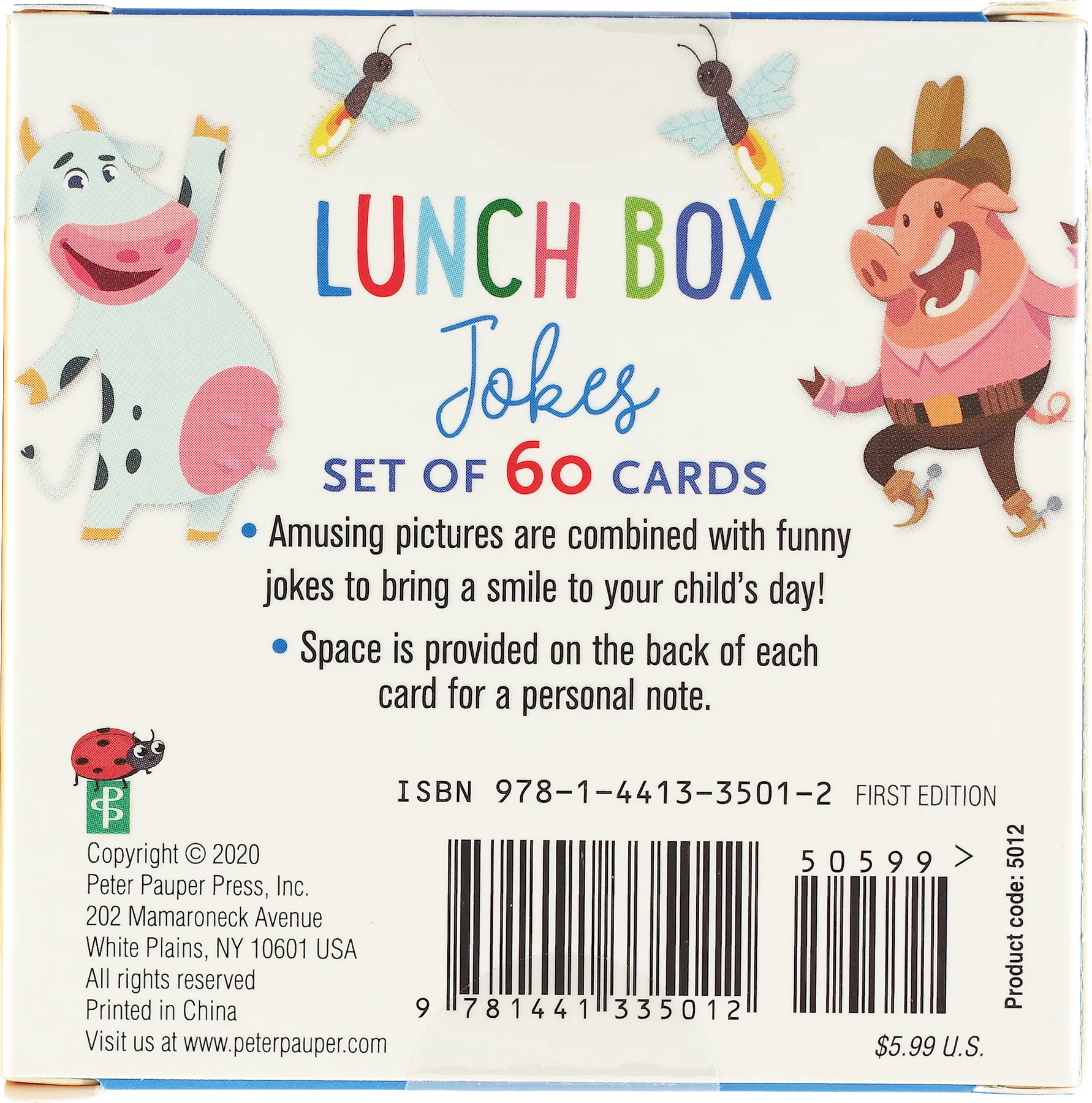 LUNCH BOX NOTES OR JOKES FOR KIDS SET OF 60