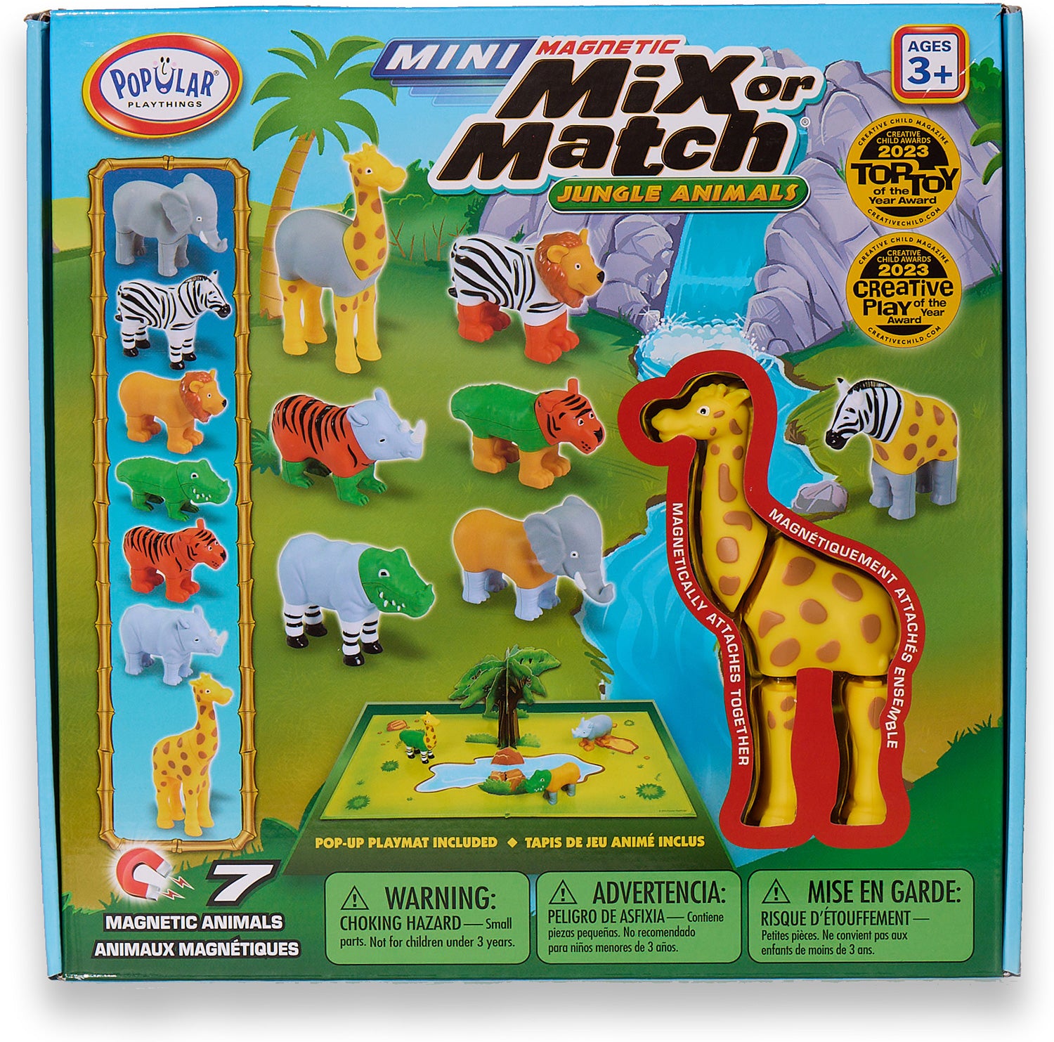 JUNGLE ANIMALS MAGNETIC MIX OR MATCH DELUXE