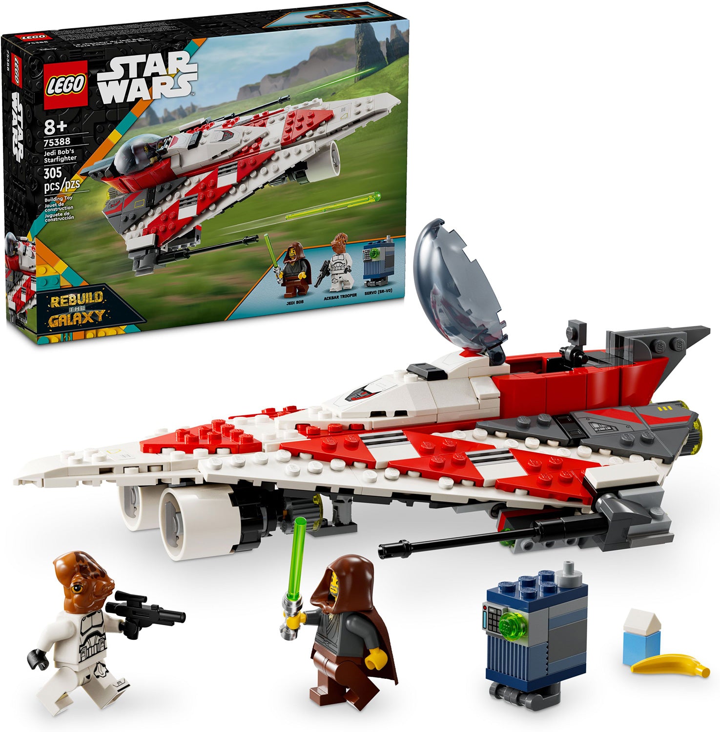 JEDI BOB'S STARFIGHTER STAR WARS LEGO