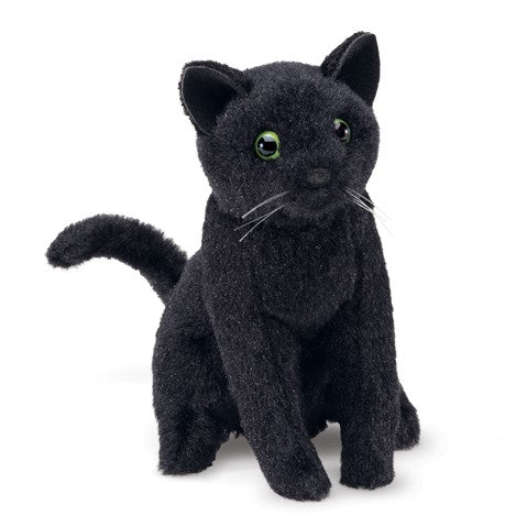 FINGER PUPPET BLACK CAT
