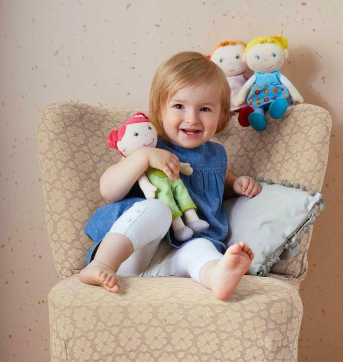 Haba snug online up doll