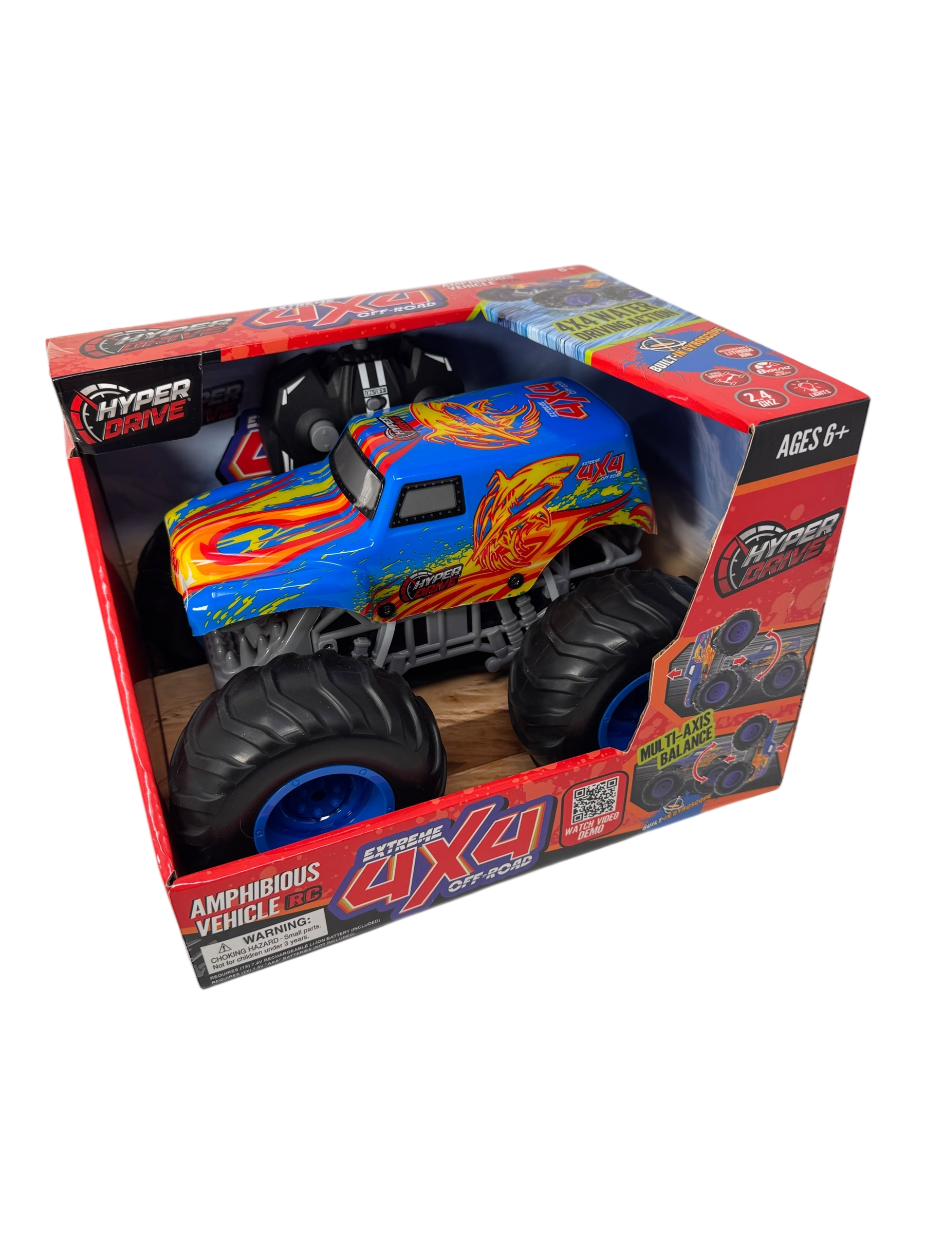 HYPER DRIVE EXTREME 4X4 AMPHIBIOUS VEHICLE RC