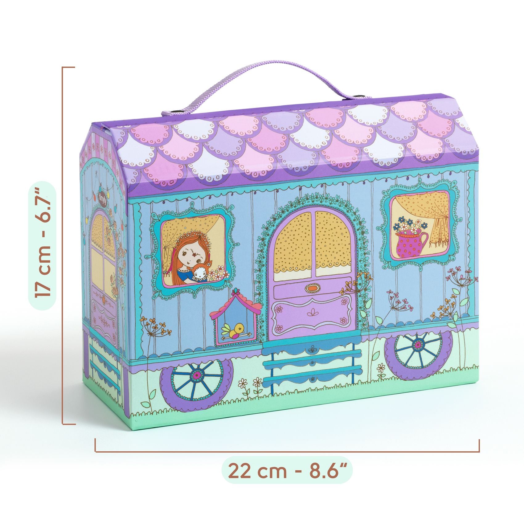 DOLL CARRY HOUSE BLUCHKA & INDIE