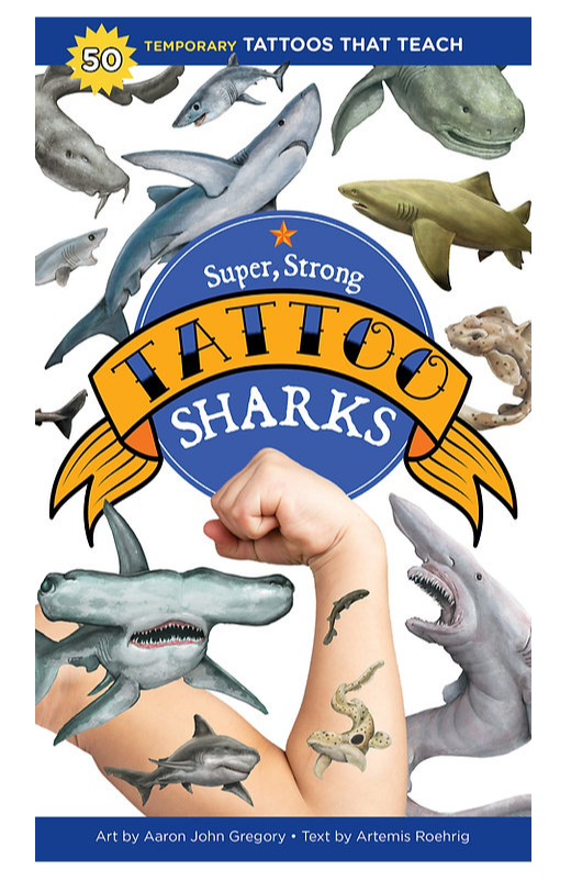 SUPER STRONG TATTOO:  SHARKS  ACTV