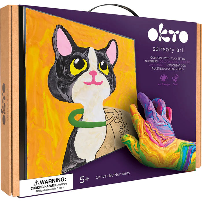 COLOR BY NUMBERS CLAY CAT