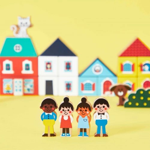 CITY BLOCKS WOODEN 36 PC JANOD