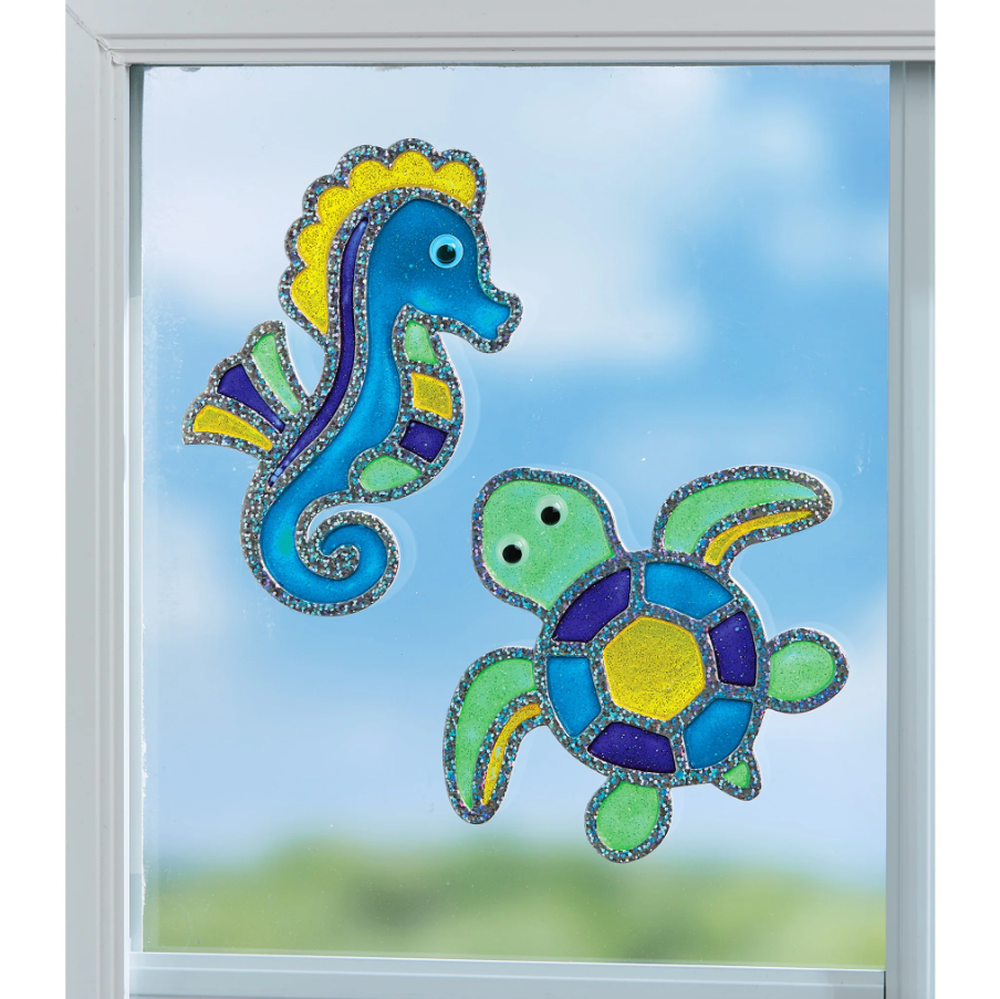 WINDOW ART OCEAN FRIENDS