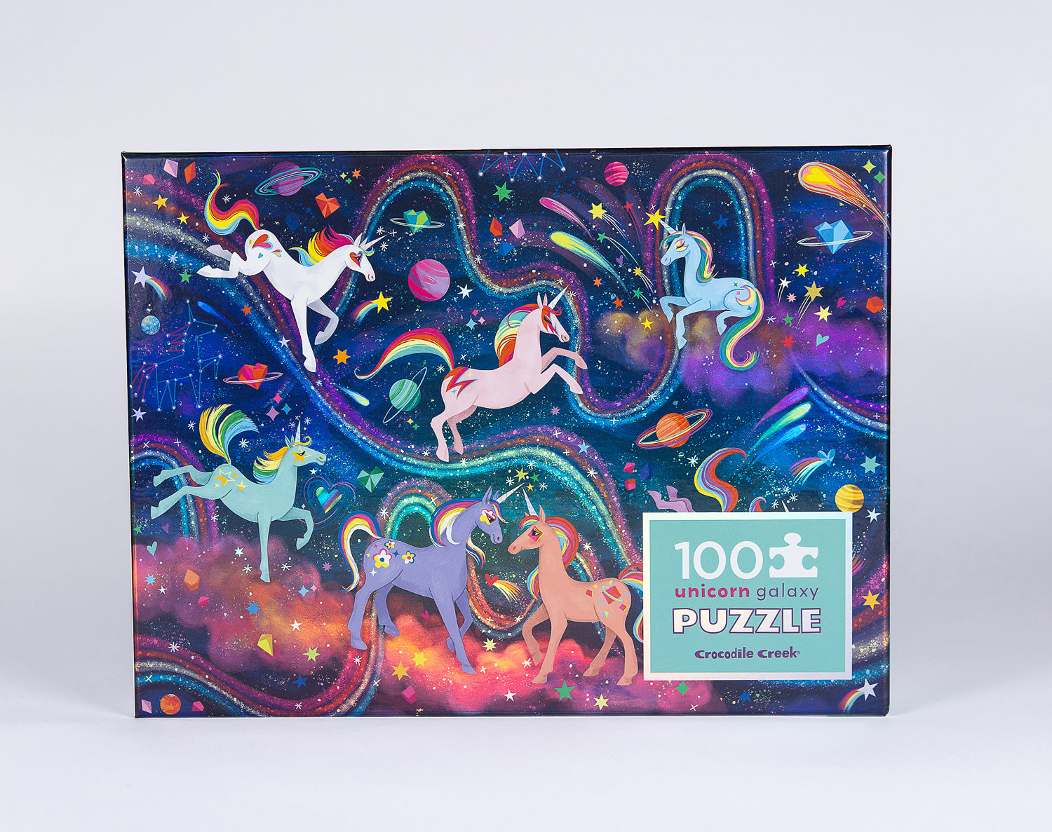 PUZZLE 100 UNICORN GALAXY HOLOGRAPHIC