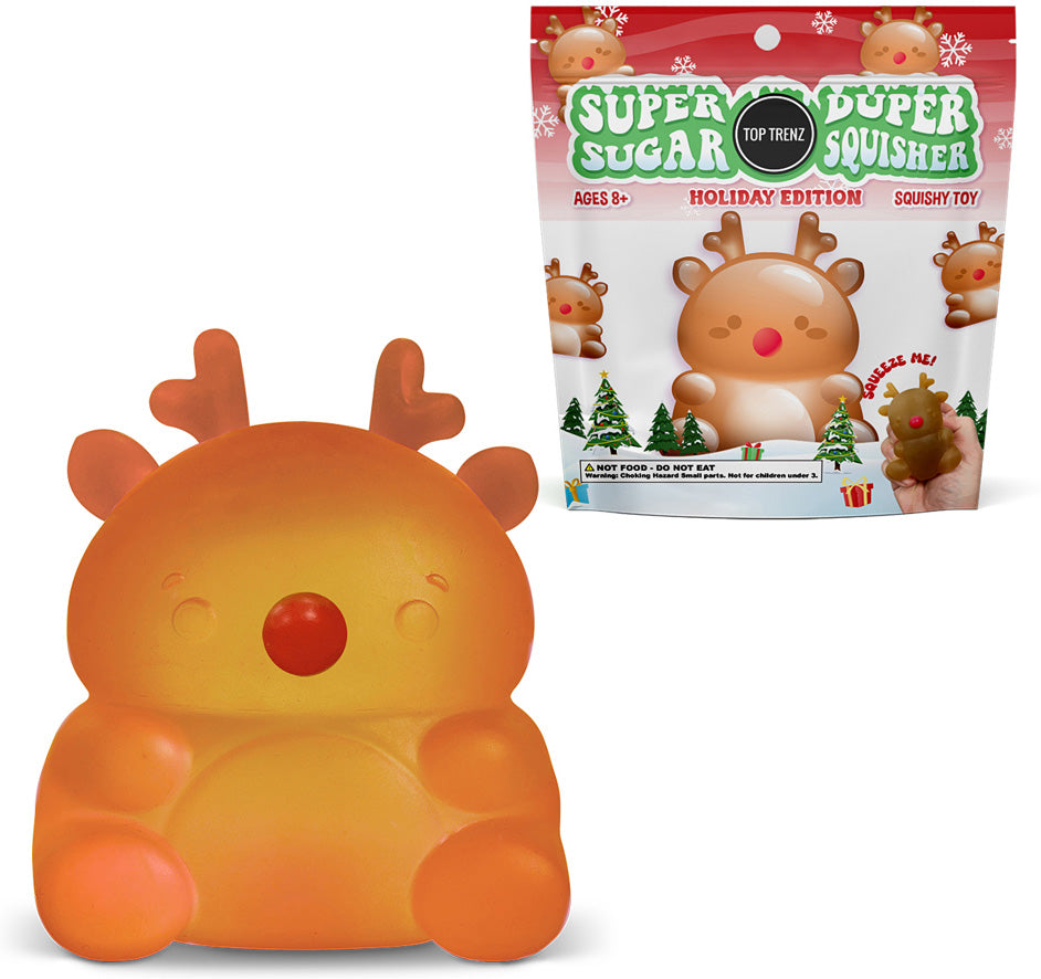 REINDEER SUPER DUPER SUGAR SQUISHER