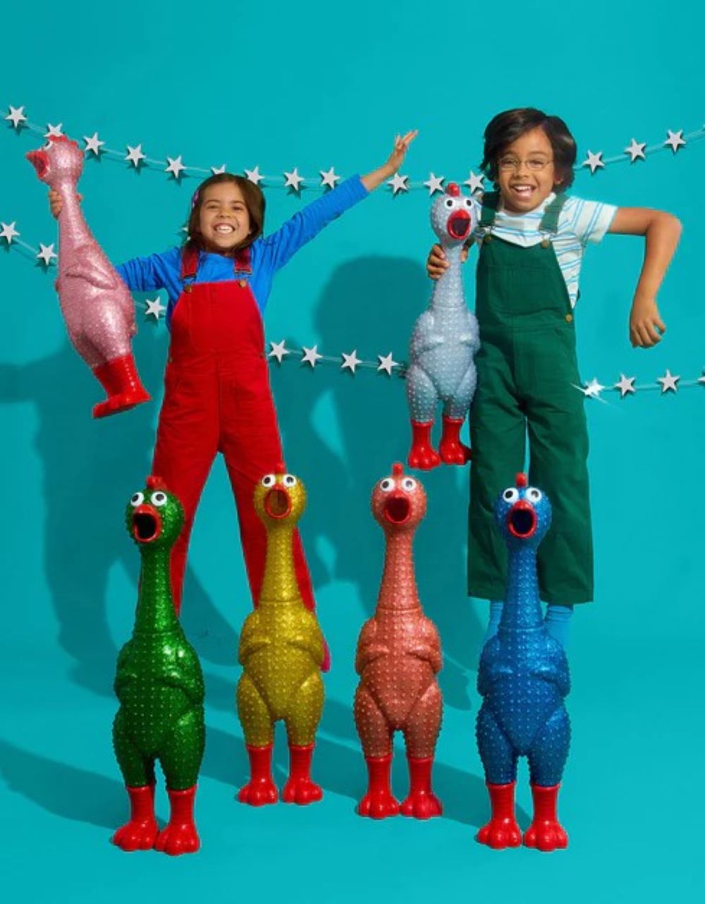 CHICKEN SPARKLE GIANT RUBBER