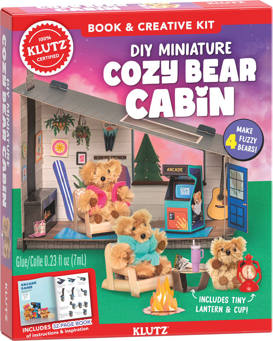 DIY MINI COZY BEAR CABIN