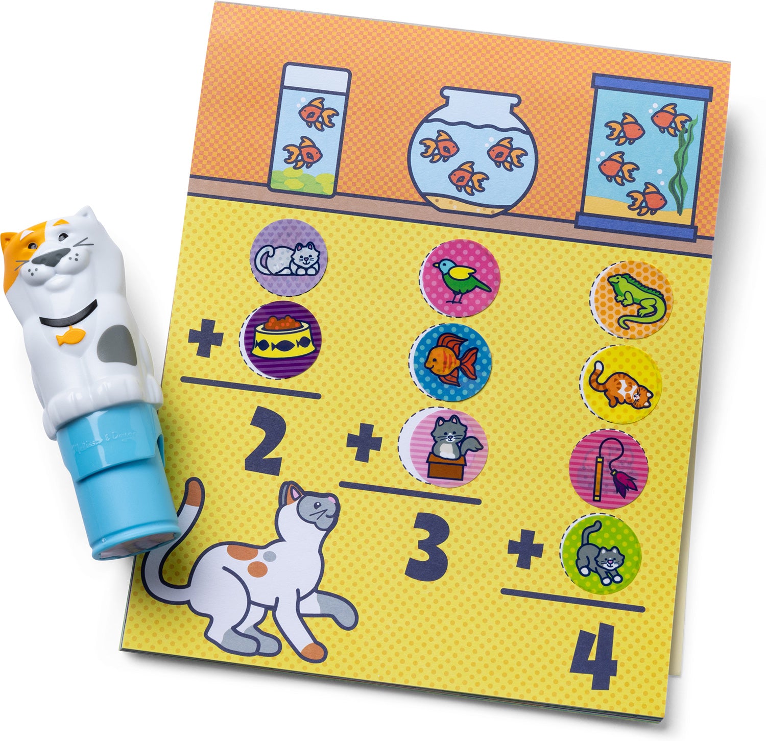 PETS ACTIVITY PAD & STICKER STAMPER