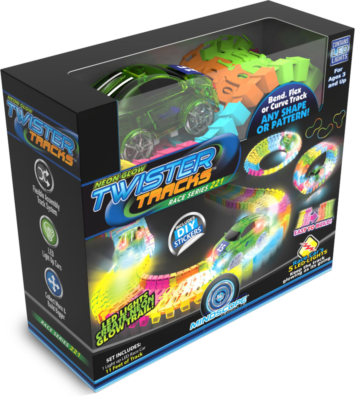 TWISTER TRACKS NEON GLOW 221