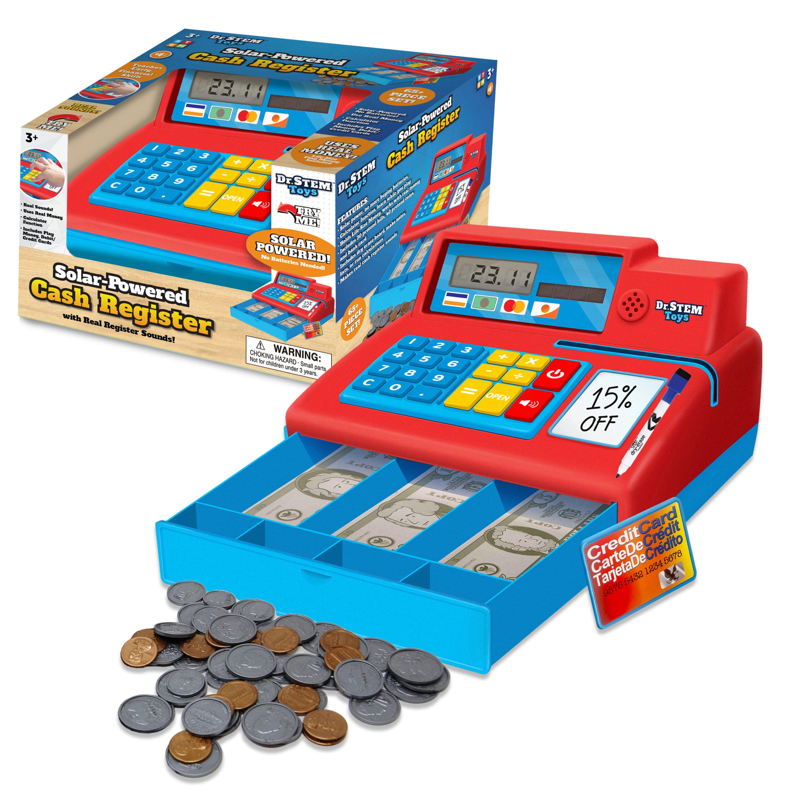 CASH REGISTER SOLAR POWERED