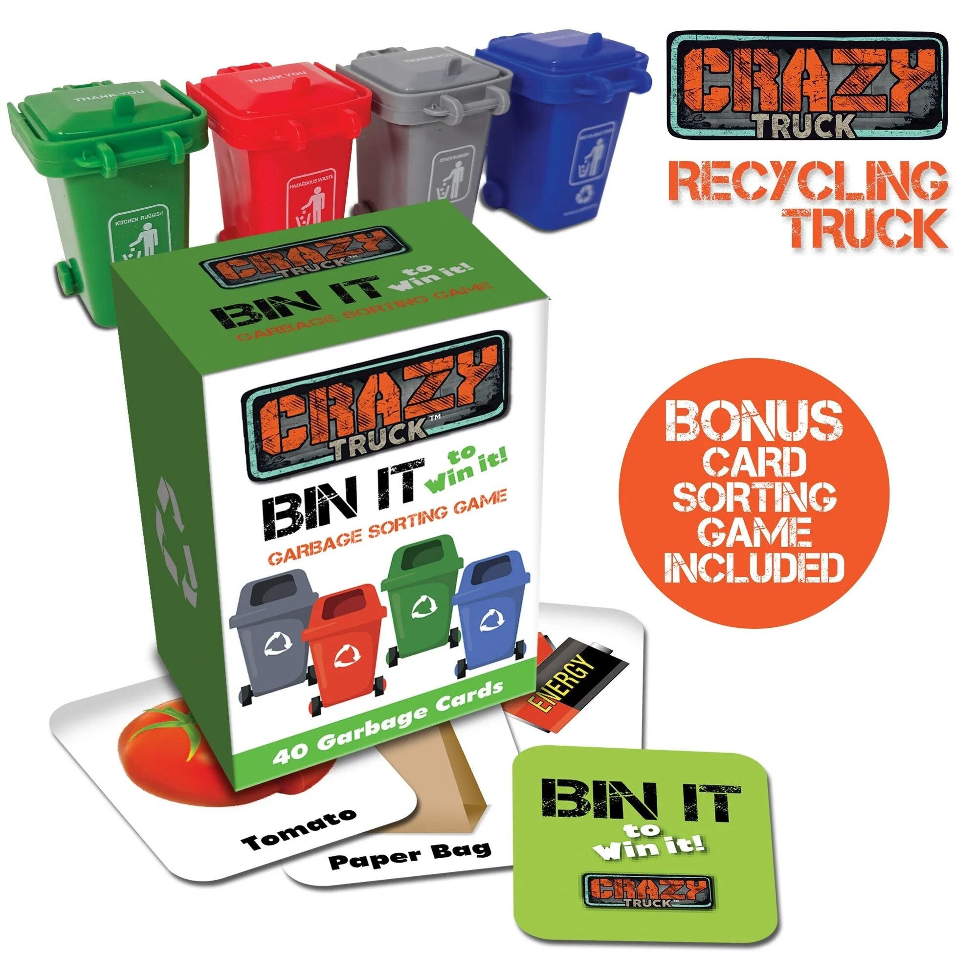 RECYCLING TRUCK LIGHT & SOUND CRAZY TRUCKS