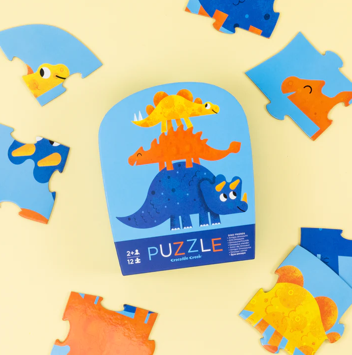 PUZZLE DINO FRIENDS 12PC