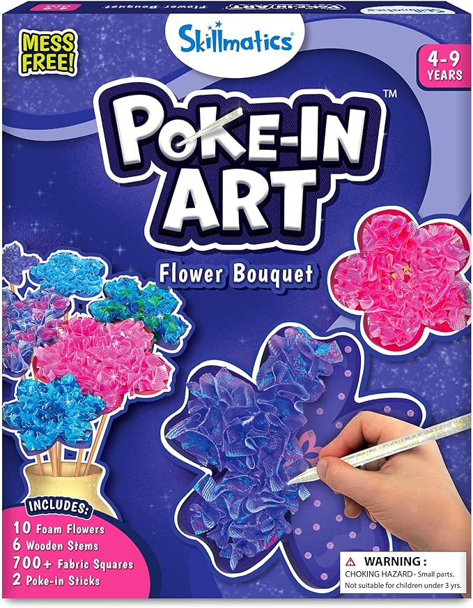 POKE IN ART FLOWER BOUQUET