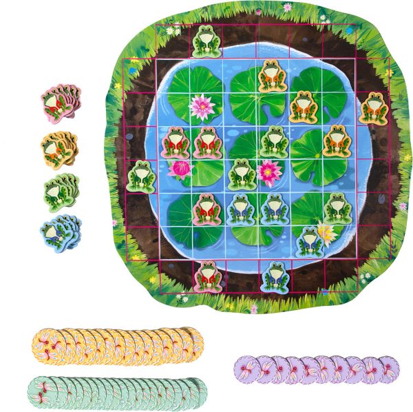 FROG HOPKINS STRATEGIC HOPPING GAME