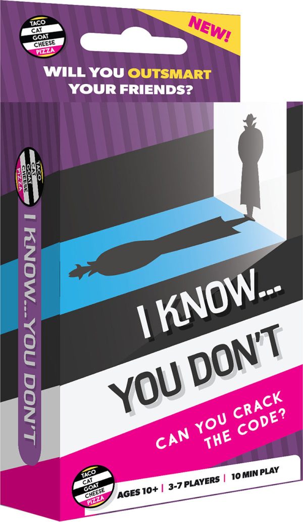 I KNOW YOU DON'T CARD GAME