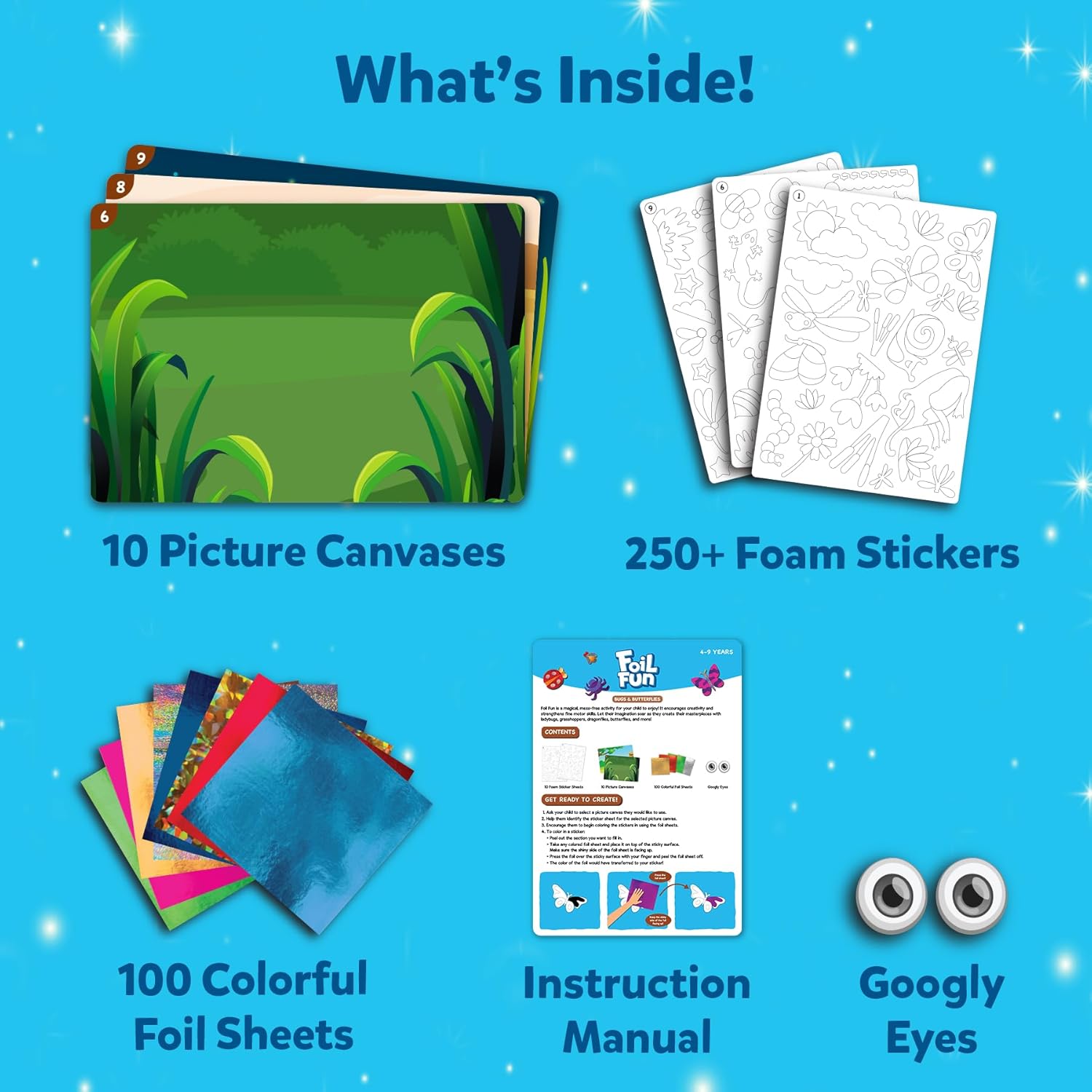 FOIL FUN BUGS & BUTTERFLIES