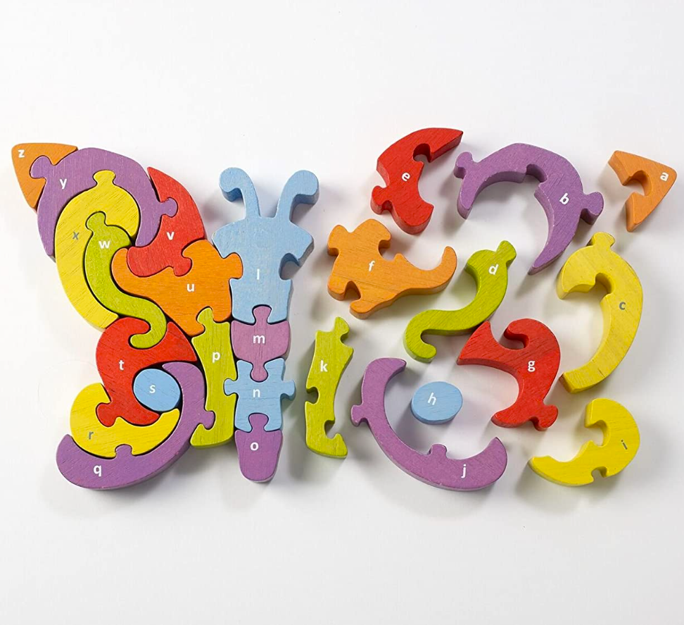 PUZZLE BUTTERFLY A-Z